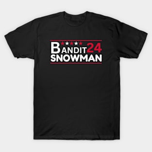 Bandit And Snowman 2024 Election T-Shirt